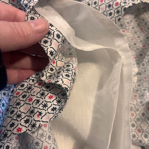 Oscar by Oscar De Le Renta Pleated Hem Skirt 10 Colorful Office Work Outfit - Picture 7 of 7